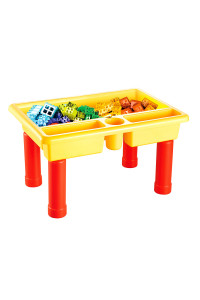PITUSO  Стол для игры с конструктором, в компл. с конструктором (70эл.) (56х38.5х32)
