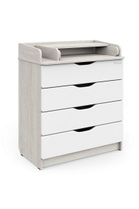 PITUSO Комод раскладной Wood/ 804 ПВХ  с шариковыми направляющими Сосна касцина, 4 ящика