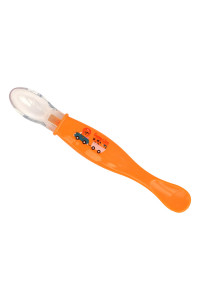 PITUSO Ложка маленькая силикон+пластик р.S (0м+) Orange (Оранжевый) (уп/24шт)