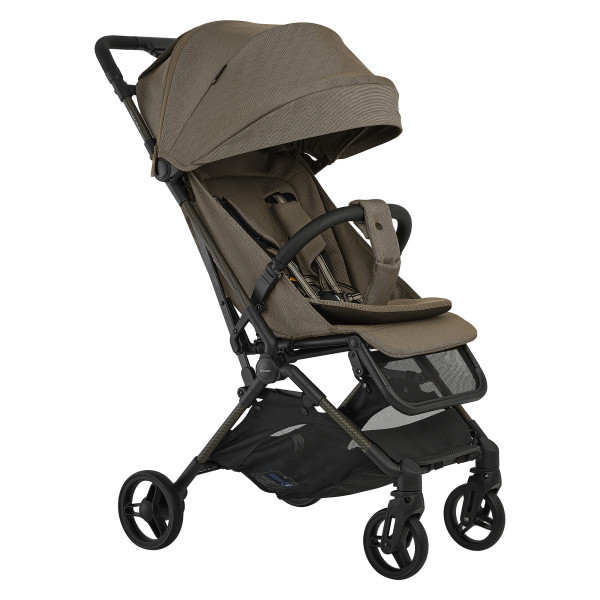 PITUSO коляска детская PERA Plus (прогулочная) Tuareg Beige/рама carbon gold/PU