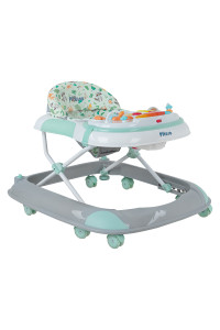PITUSO Ходунки Веселая ферма (8 силик.колес,игр.муз.панель,2стоппера) Mint/Grey Мятный/серый(уп/1шт)