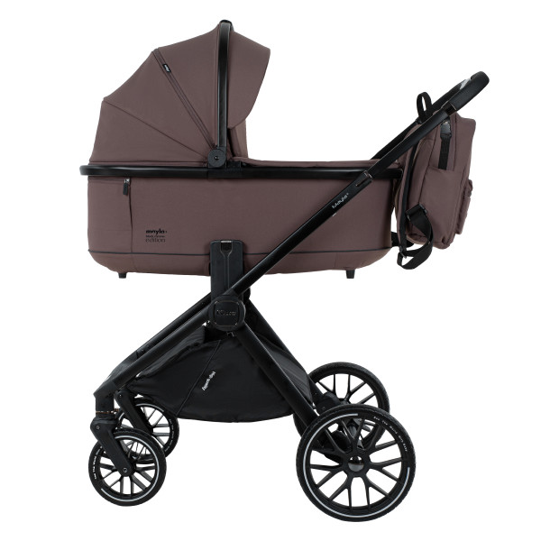 PITUSO Коляска 2 в1 Mayla Plus короб+прогулка Devine Cocoa/Black + Подарок