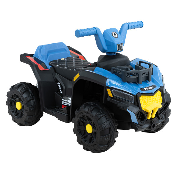 PITUSO Электроквадроцикл, 6V/7Ah,20Wx1, колеса пласт,свет,муз,c П/У,72x40x46,Blue/Голубой