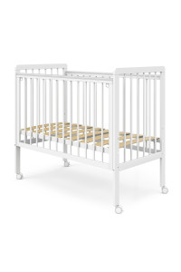 PITUSO Кровать детская TINY (лайт) автостенка/колесо Белая аляска