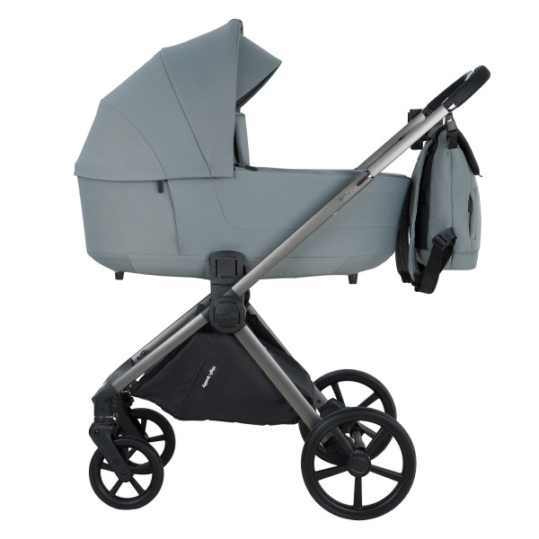 PITUSO Коляска 2 в1 Teffy короб+прогулка Blue Tea/Graphite + Подарок