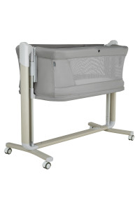 PITUSO Колыбель 3 в 1 Denia на колёсах Grey/серый (дерев. рама) + Подарок