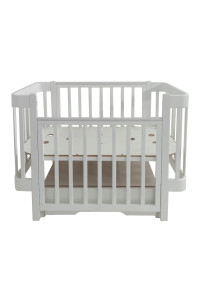 PITUSO Кровать детская + маятник/ящик/автостенка/rколесо 12060 см Olivia Белый-белый