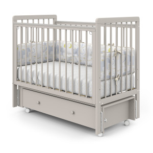 PITUSO Кровать детская TINY ящик-маятник/колесо Кашемир