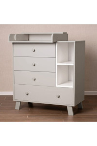 PITUSO Комод  раскладной Monako (4 ящ) Кашемир-Белый