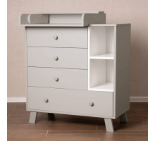 PITUSO Комод  раскладной Monako (4 ящ) Кашемир-Белый