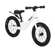 PITUSO Беговел Ritmo, Magnesium, колеса AIR 14", заднее крыло, White/Белый