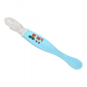 PITUSO Ложка маленькая силикон+пластик р.S (0м+) Blue (Голубой) (уп/24шт)