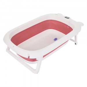 PITUSO Детская ванна складная 81,5 см,встроен.термометр Pink/Темно-розовый 81,5х46х22 см
