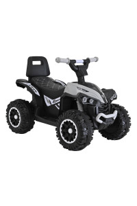 PITUSO Электроквадроцикл 491B 6V/4,5Ah,20W1,колеса пласт,свет,муз,674350см,Grey+White/Серо-белый