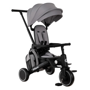 PITUSO Велосипед трехколесный Leve Pro, складной, с сумкой, разм. упак. 66х34х31 см, Grey/Серый