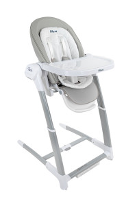 PITUSO Стул для кормления 3 в1 электрокачели/стул/бустер Light gray/Светло-серый