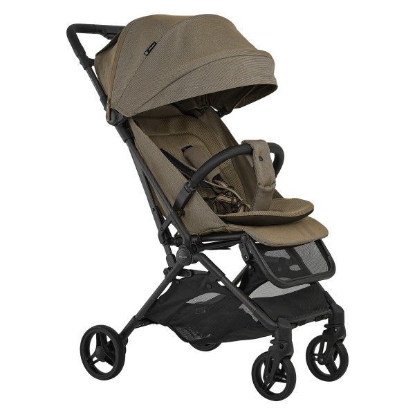 PITUSO коляска детская PERA Plus (прогулочная) Tuareg Beige/рама carbon/PU