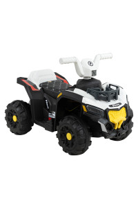 PITUSO Электроквадроцикл, 6V/7Ah,20Wx1, колеса пласт,свет,муз,c П/У,72x40x46,White/Белый