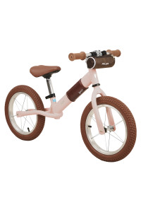 PITUSO Беговел Jett,колеса 14",сумка на руле, Pink/Розовый