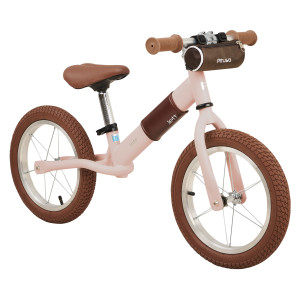 PITUSO Беговел Jett,колеса 14",сумка на руле, Pink/Розовый