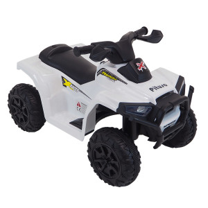 PITUSO Электроквадроцикл XH116, 6V/4.5Ah,20Wx1,колеса пласт,свет,муз,амортиз,68x42x45см,Белый