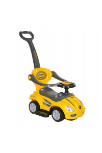 PITUSO Каталка Mega Car с бамп. с ручкой (муз.панель) 3-6 лет Yellow/Желтый