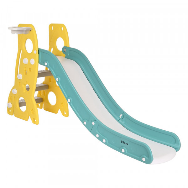 PITUSO Горка Шаттл с баскет.кольцом Yellow/Желтый,184x44x95h