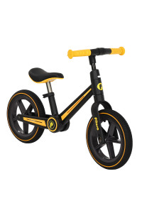 PITUSO Беговел Listo, Yellow/Желтый, колеса EVA 12", складная рама