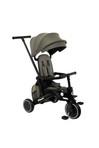 PITUSO Велосипед трехколесный Leve Pro, складной, с сумкой, разм. упак. 66х34х31 см, Khaki/Хаки