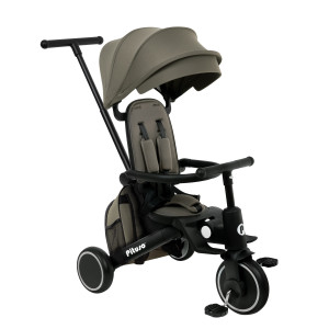 PITUSO Велосипед трехколесный Leve Pro, складной, с сумкой, разм. упак. 66х34х31 см, Khaki/Хаки