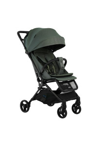 PITUSO коляска детская PERA Plus (прогулочная) Taiga Green/рама carbon/PU