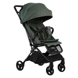 PITUSO коляска детская PERA Plus (прогулочная) Taiga Green/рама carbon/PU