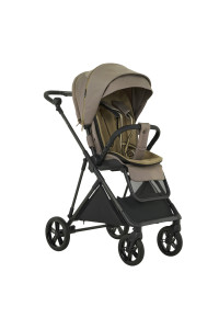 PITUSO коляска детская CARBON RX (прогулочная) Tuareg Beige/рама carbon/PU