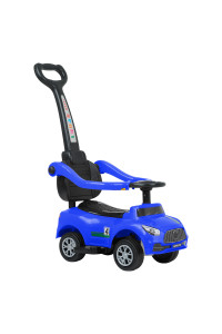 PITUSO Каталка Ridey с бамп., с ручкой (муз, подсветка), 824286см, Blue/Синий