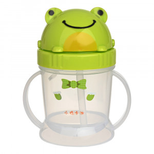 PITUSO Поильник с ручками 240 мл Frog (Лягушка) (уп/12шт)