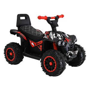PITUSO Электроквадроцикл 491B 6V/4,5Ah,20W1,колеса пласт,свет,муз,674350см,Red+White/Красно-белый