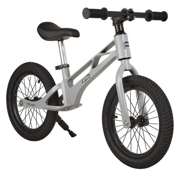 PITUSO Беговел Spark,Magnesium,колеса 14",подножка, Light Grey/Светло серый
