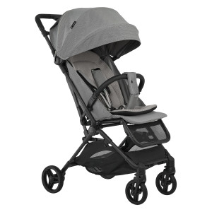 PITUSO коляска детская PERA Plus (прогулочная) Horizon Grey/рама carbon/PU