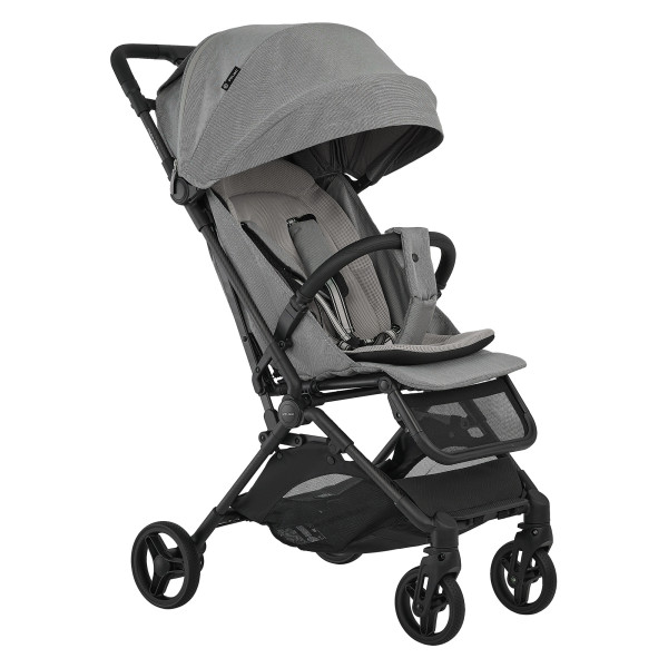 PITUSO коляска детская PERA Plus (прогулочная) Horizon Grey/рама carbon/PU