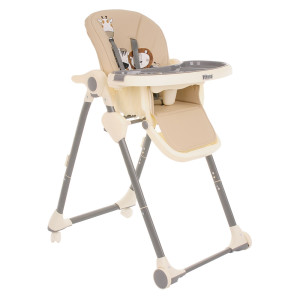 PITUSO Стул для кормления Mimi Beige/Бежевый, ECO-кожа