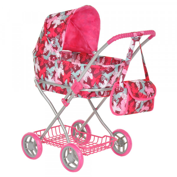 PITUSO Кукольная коляска Бабочки Pink/Розовый (68.54080) (уп/4 шт) PITUSO Кукольная коляска Бабочки Pink/Розовый (68.54080) (уп/4 шт)