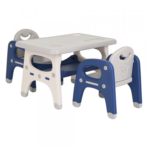 PITUSO Набор Столик+2 стулa Blue/Синий, 79x49x49/41x37x51 см PITUSO Набор Столик+2 стулa Blue/Синий, 79x49x49/41x37x51 см