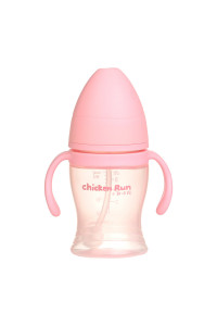 PITUSO Бутылочка антиколики/широкое горло с ручками 160 мл Pink (Розовый) (уп/24 шт)