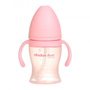 PITUSO Бутылочка антиколики/широкое горло с ручками 160 мл Pink (Розовый) (уп/24 шт)