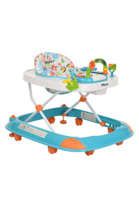 PITUSO Ходунки Тигруля (8 силик.колес,игр.муз.панель,2стоппера) Blue/Голубой (уп/1шт)