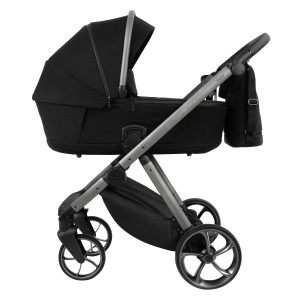 PITUSO Коляска 2 в1 Sole короб + прогулка Black
