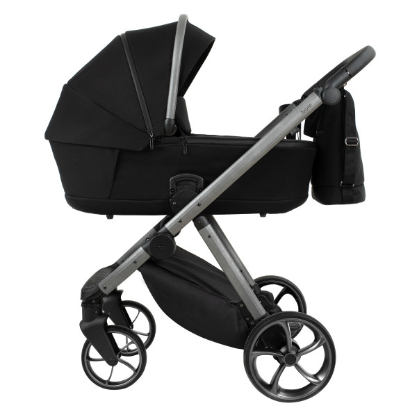 PITUSO Коляска 2 в1 Sole короб + прогулка Black