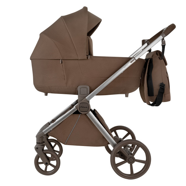 PITUSO Коляска 2 в1 Teffy короб+прогулка Mocha Mousse/Truffle + Подарок