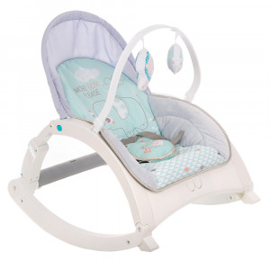 PITUSO Стул-качалка 2 в1 Sambra Слоник (дуга с игр.,съем. столеш.) Grey/Серый 49x62x63 см(4шт/уп)