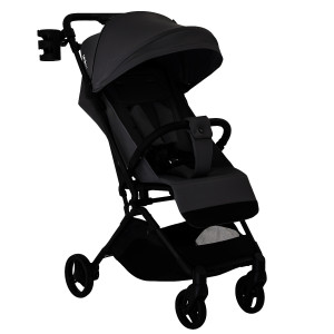 PITUSO коляска детская PERA (прогулочная)Black New/рама carbon/PU